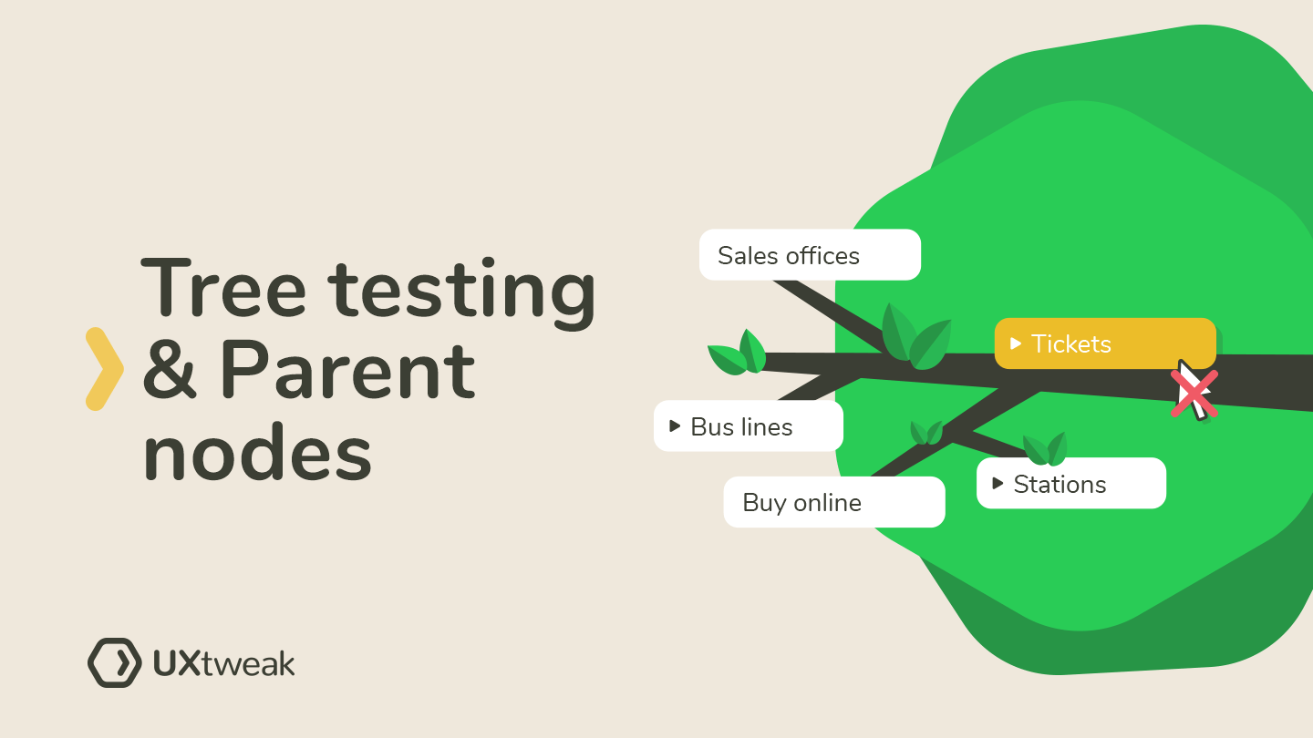 Why can’t parent nodes be selected as answers in TreeTest?