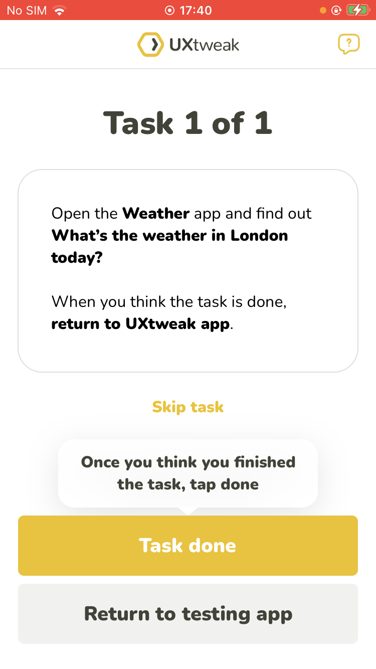 Mobile Testing with UXtweak | UXtweak