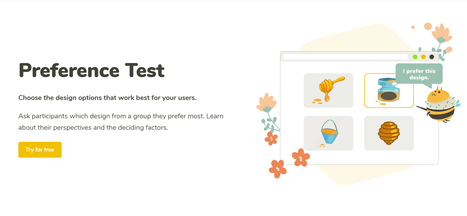 preference test uxtweak