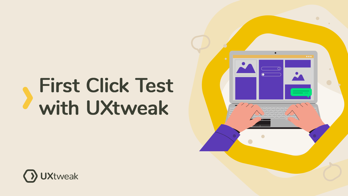 First Click Test with UXtweak