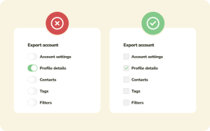 Checkbox vs Toggle Switch: When to Use Which | UXtweak