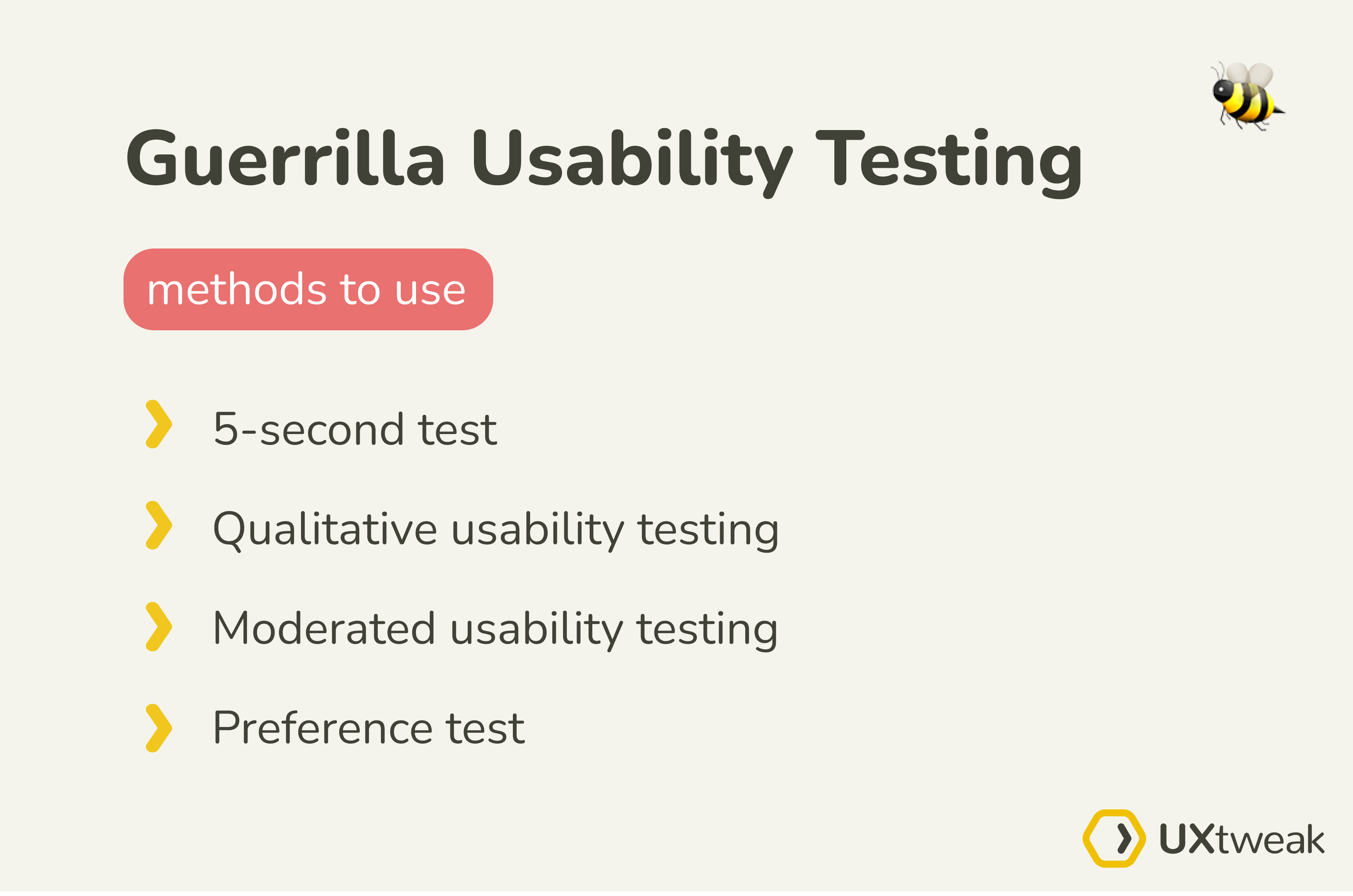 guerrilla usability testing methods