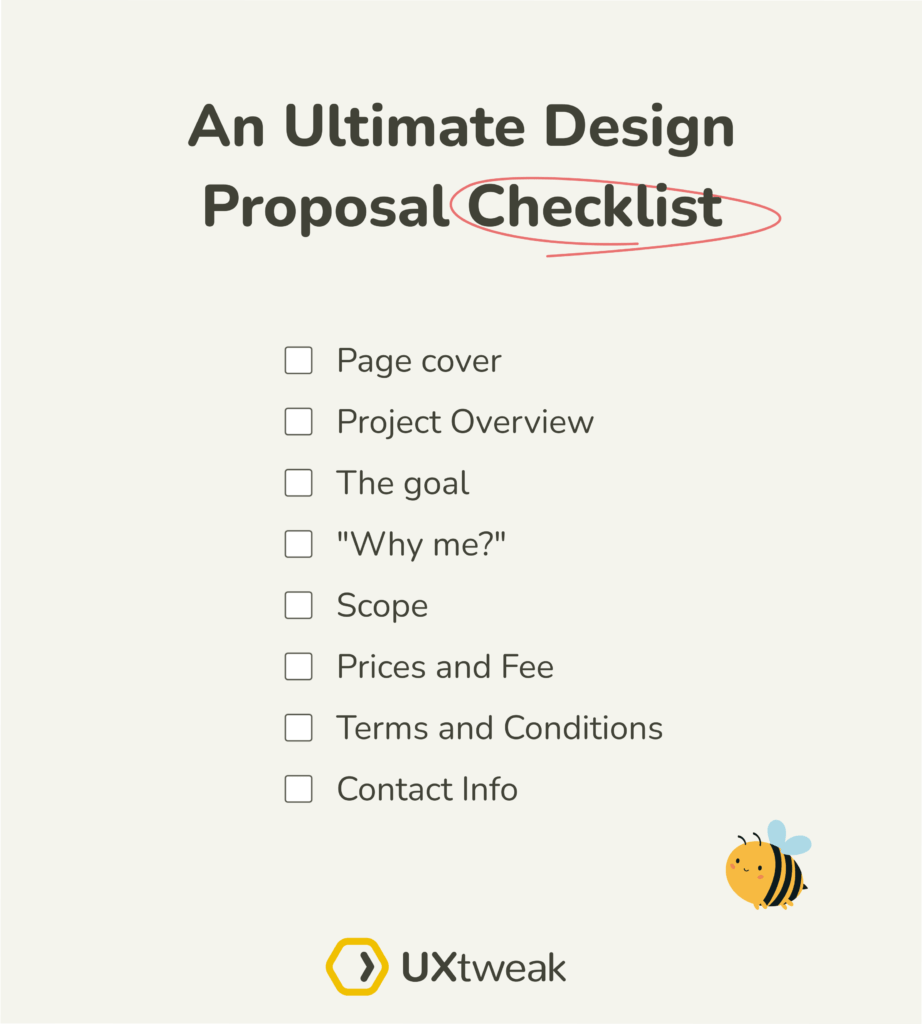 design proposal checklist