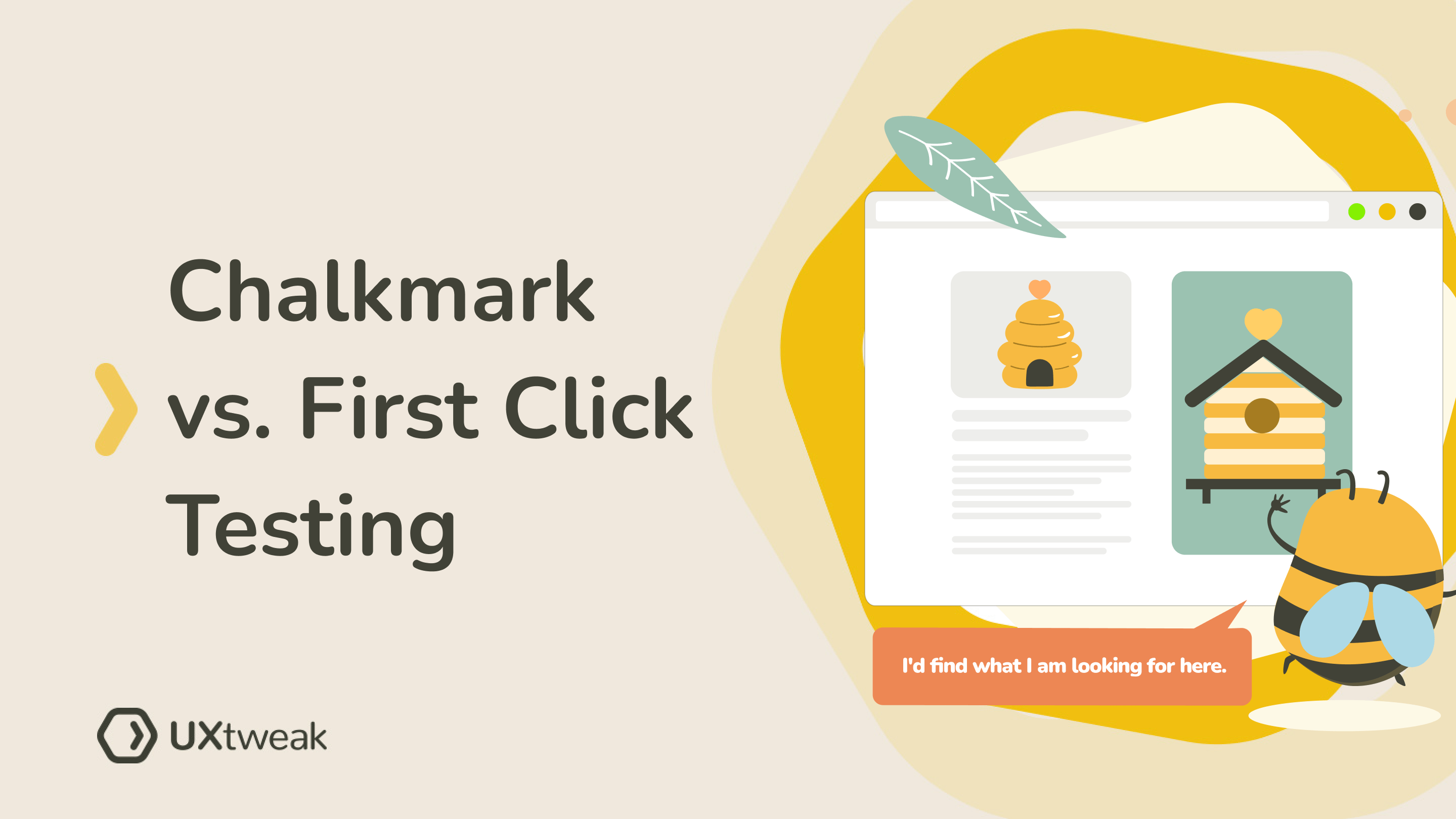 Chalkmark vs. First Click Testing