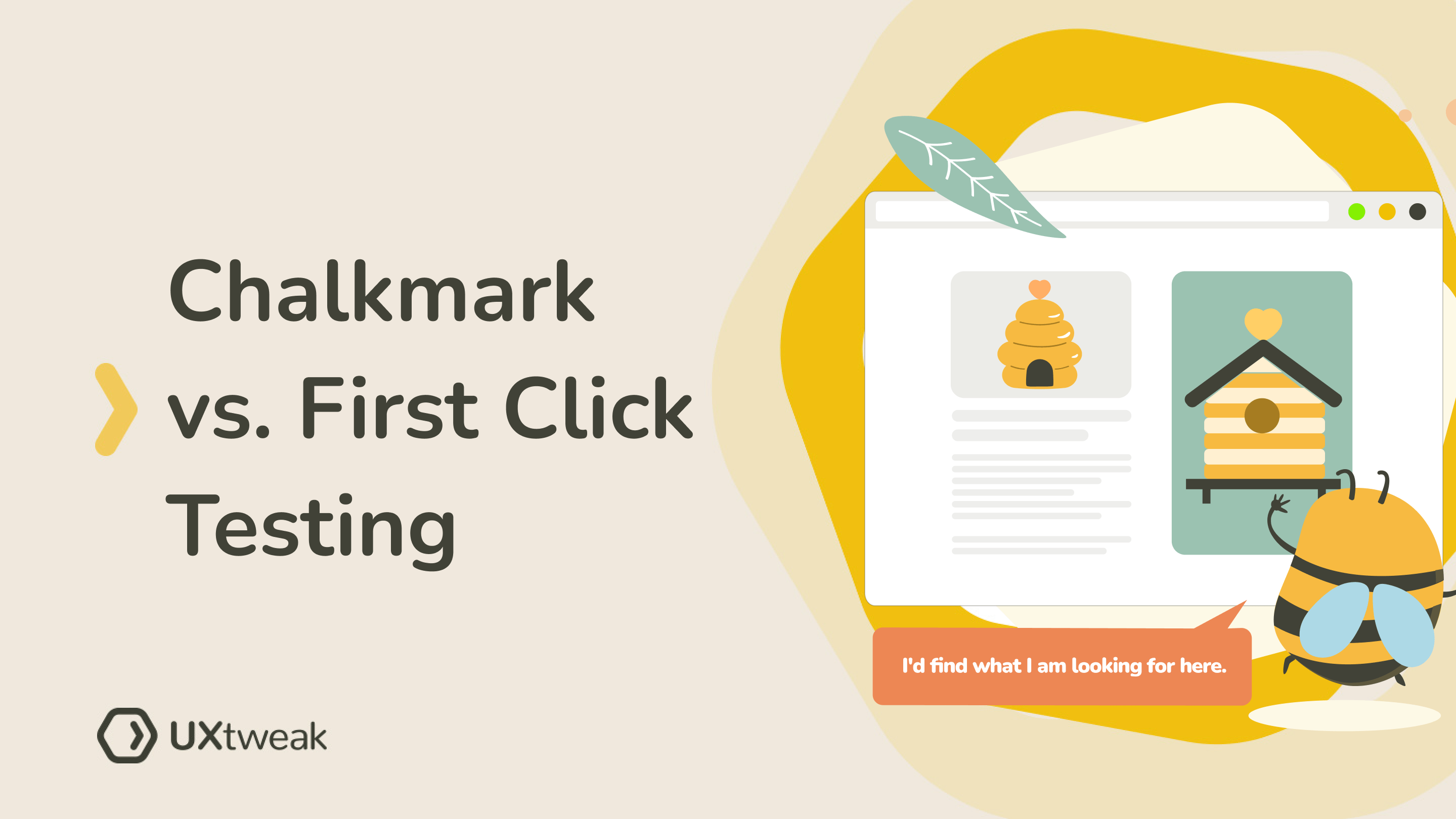 First Click testing 101 - with Chalkmark by Optimal Workshop