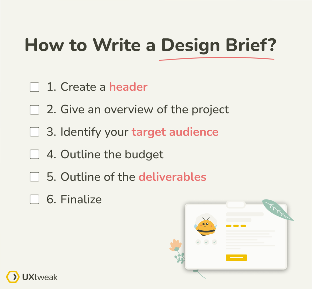 how to write a design brief grade 7 crane