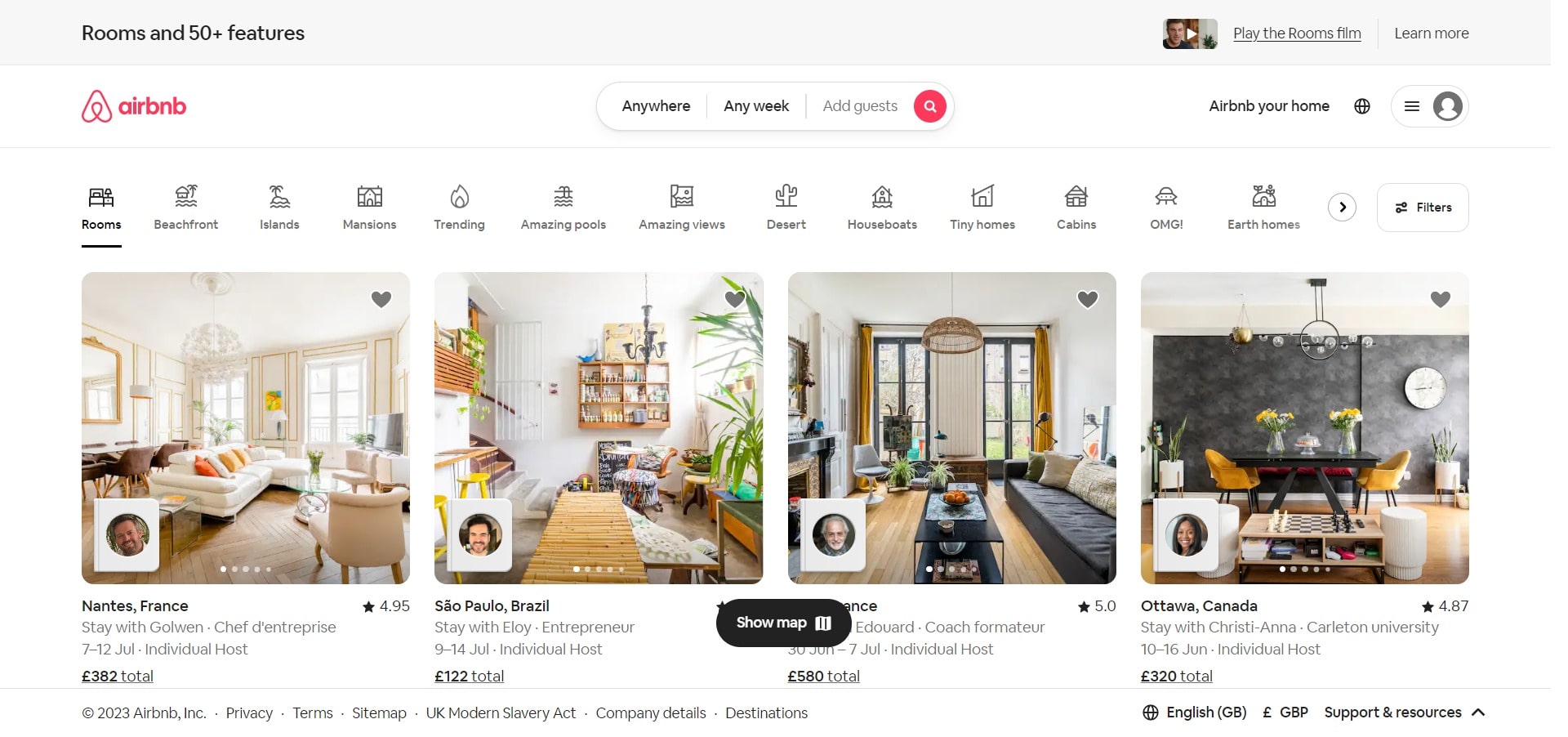 empathic design example, airbnb