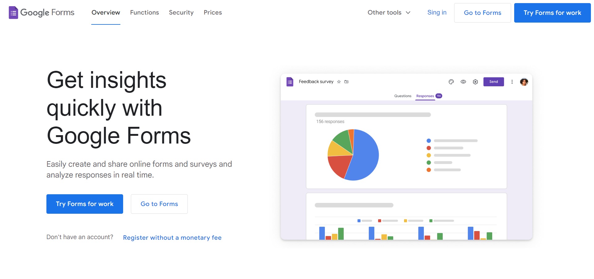 product feedback tool, google forms