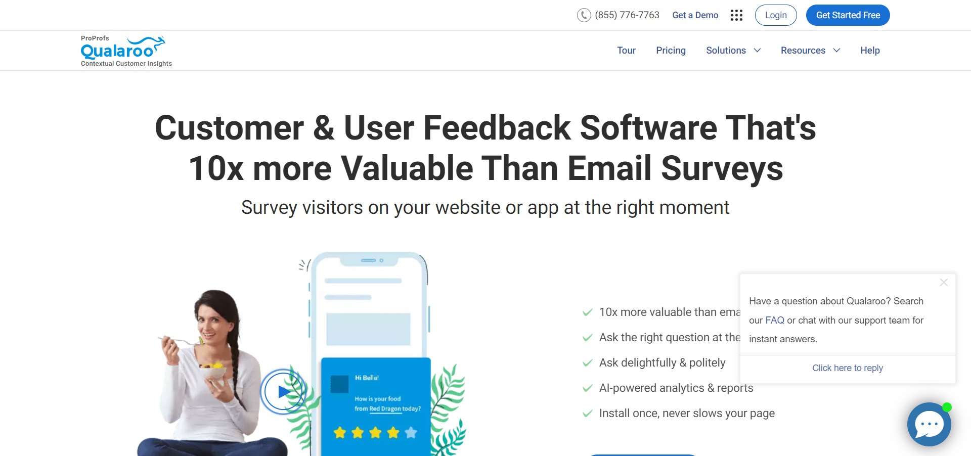 qualaroo, product feedback tool
