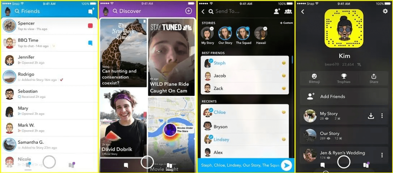 snapchat redesign