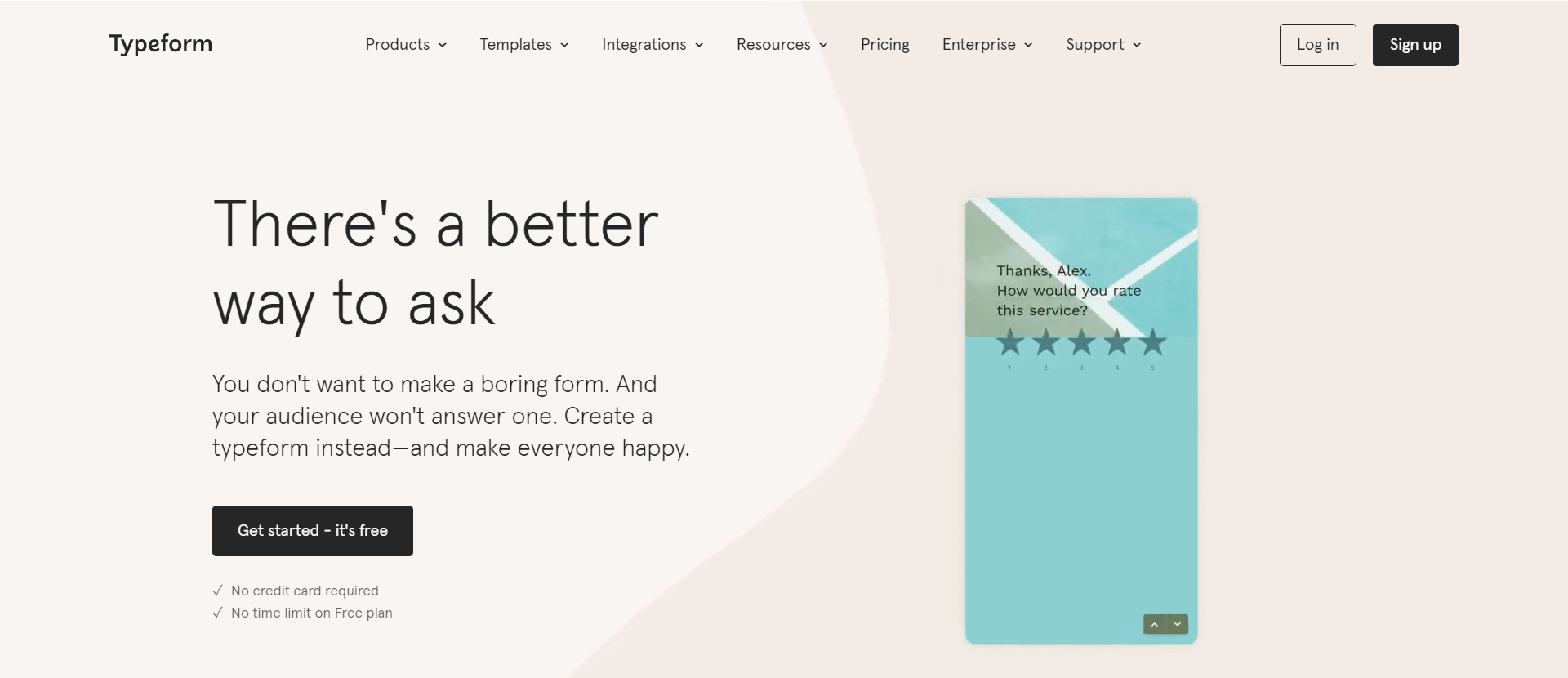 product feedback tools, typeform