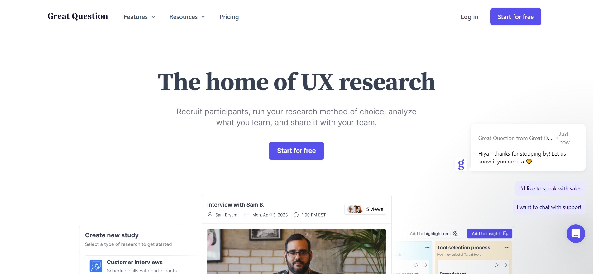 panel management software: Great Question