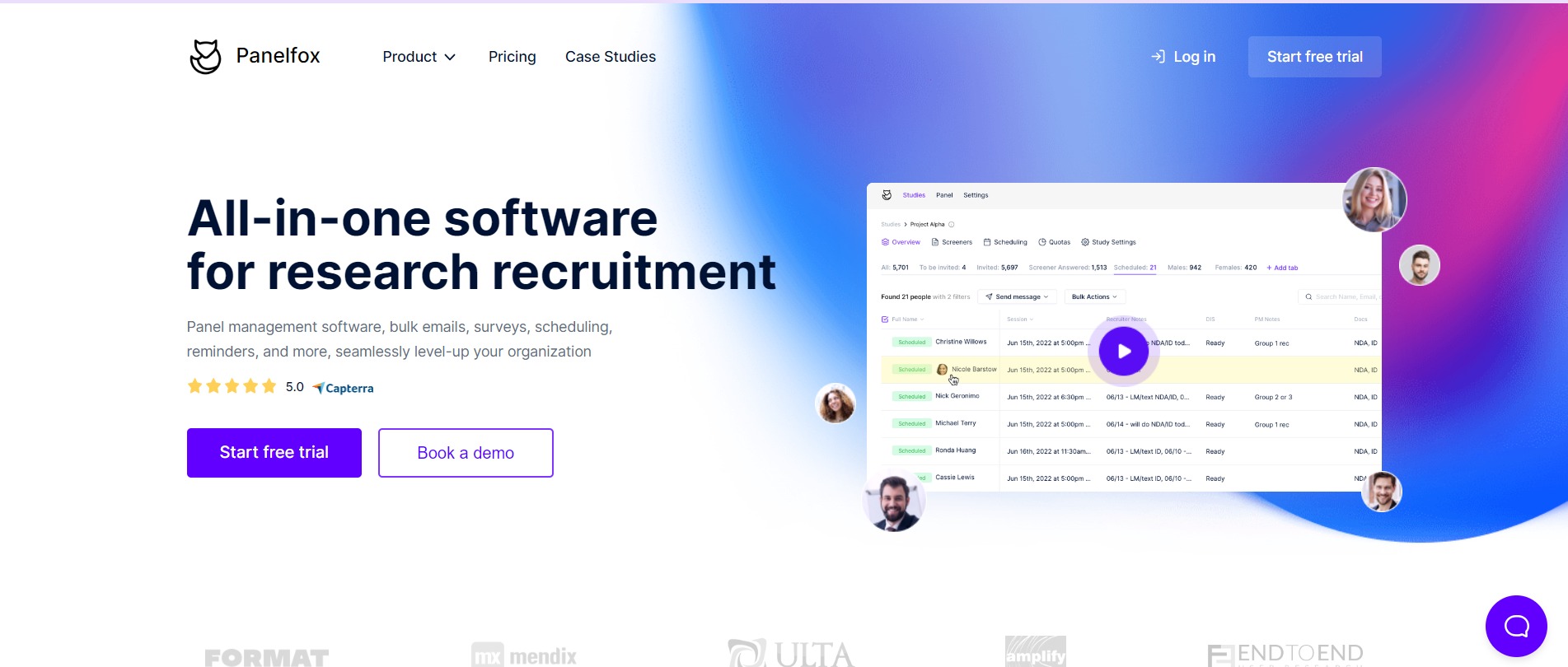 panel management software, Panelfox