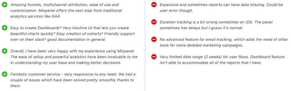 mixpanel reviews