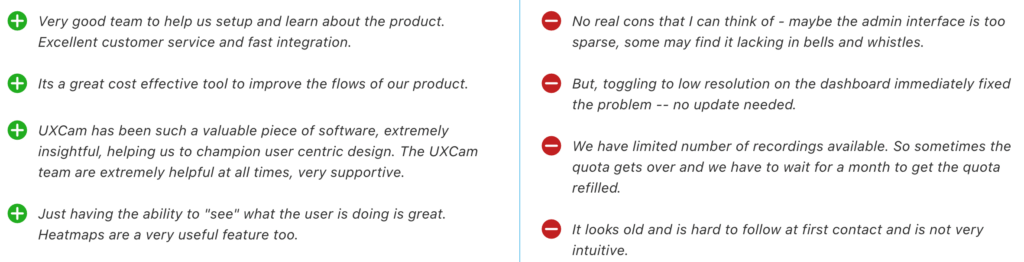 uxcam reviews