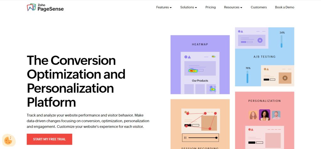PageSence best A/B testing tools