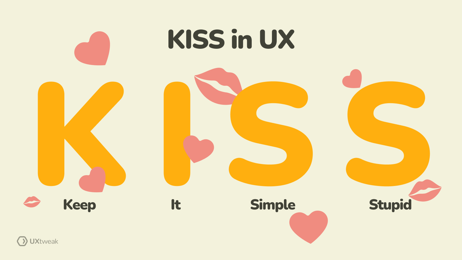 kiss in ux, ux laws