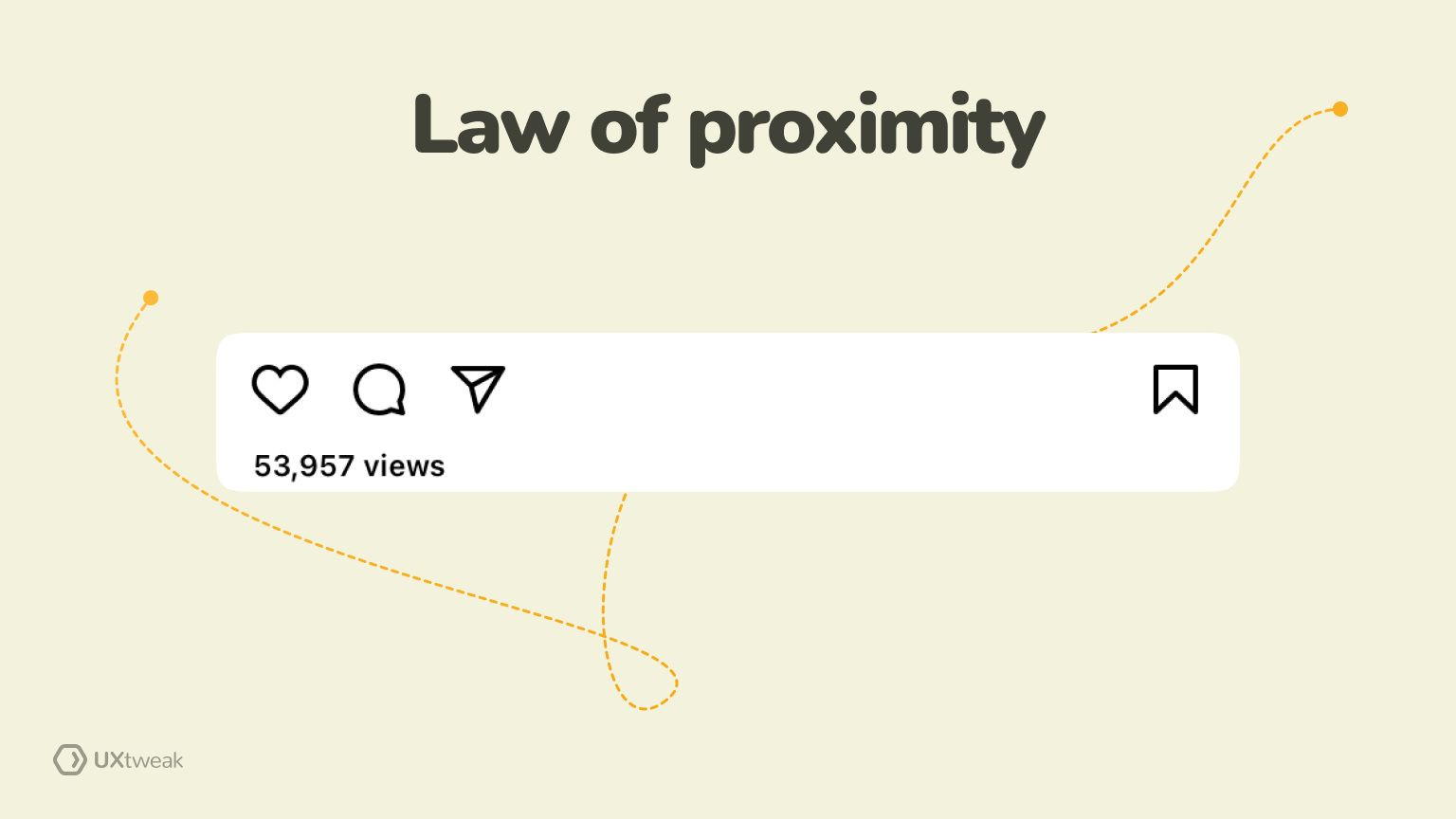 ux laws, law of proximity