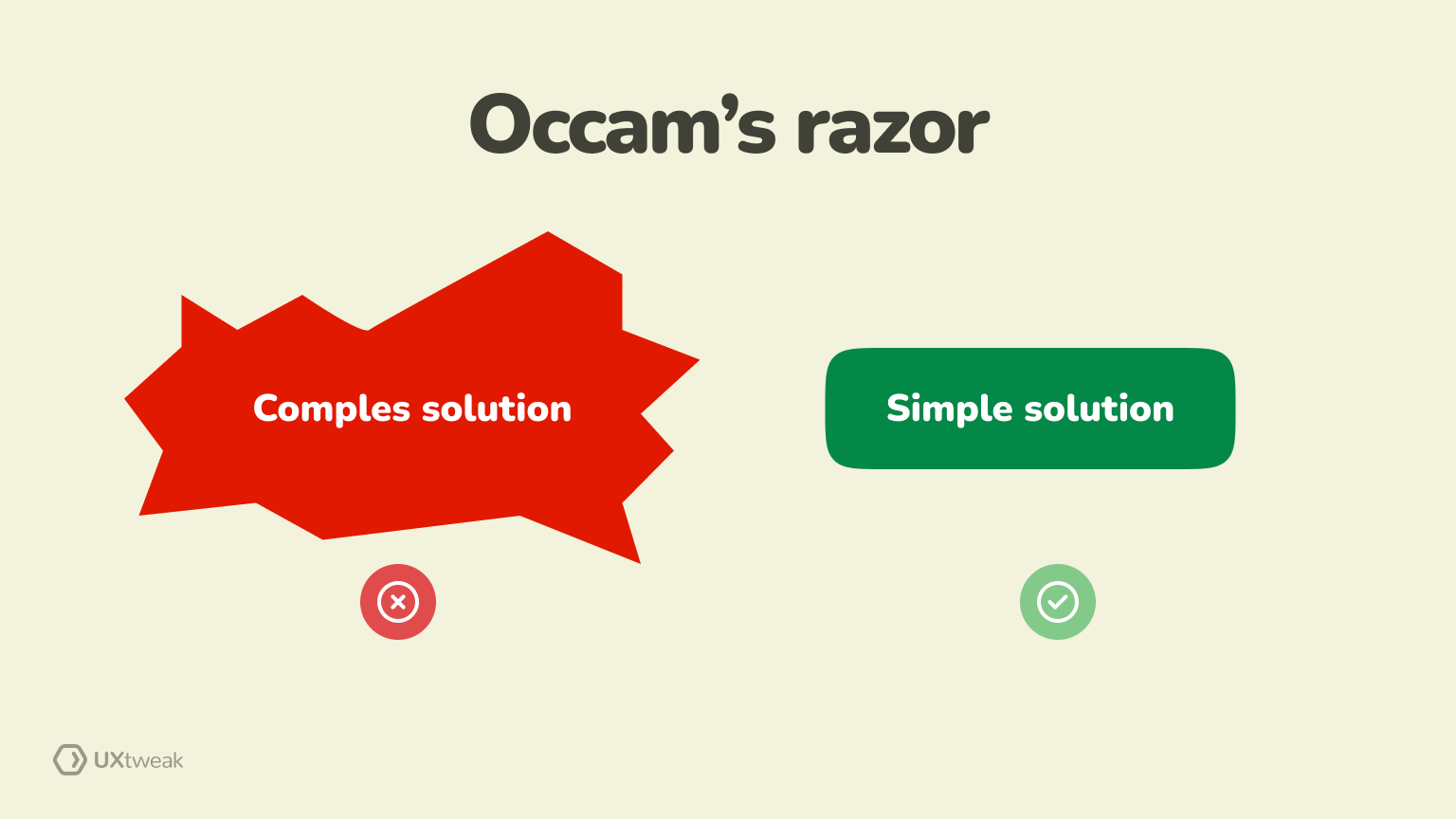 occams razor, ux laws