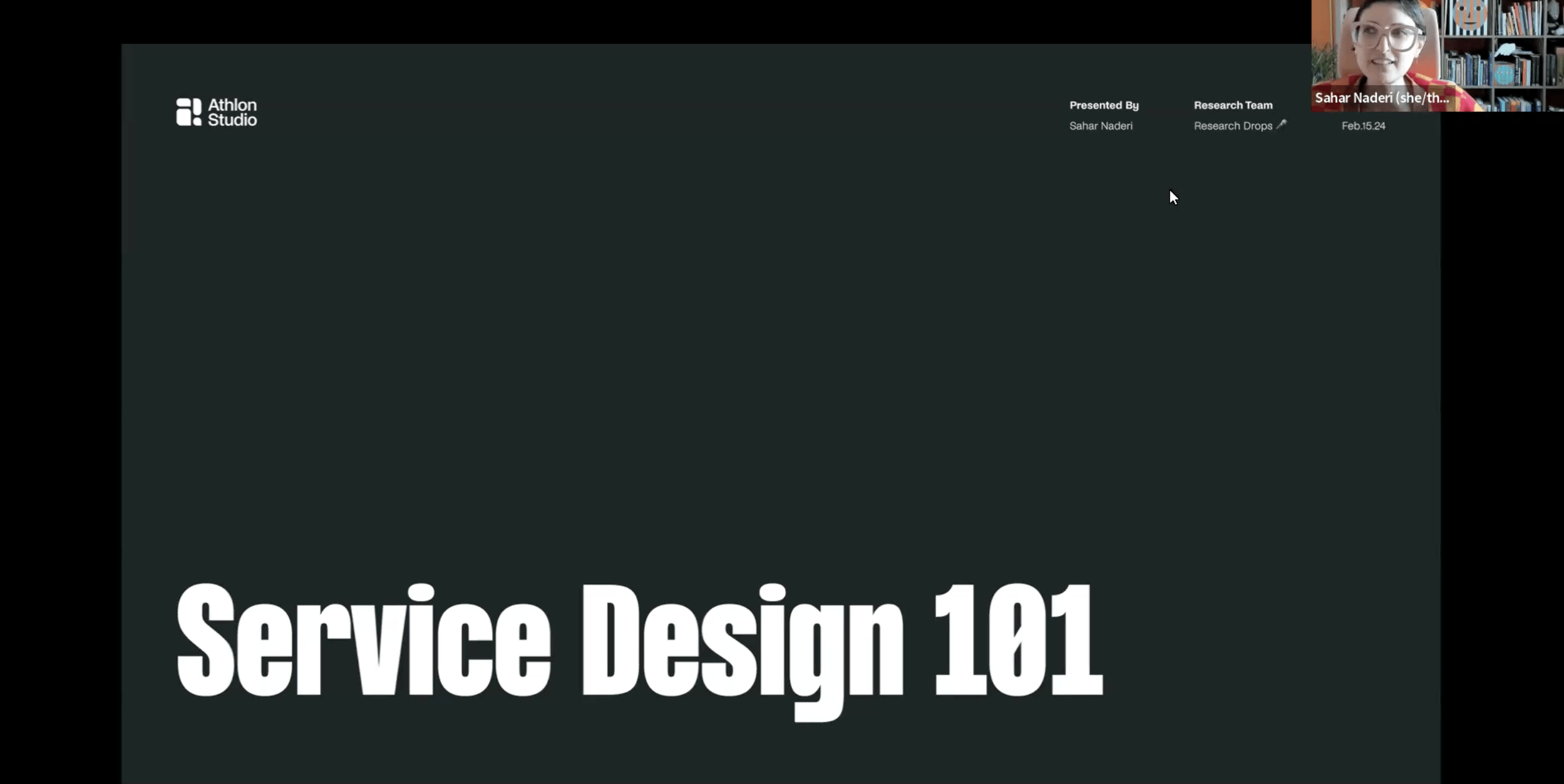 sahar naderi service design