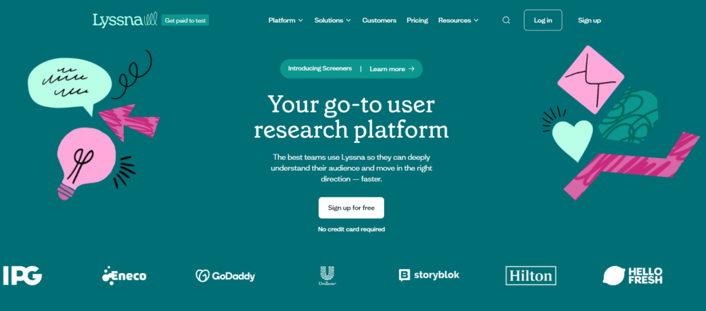 Lyssna for A/B testing