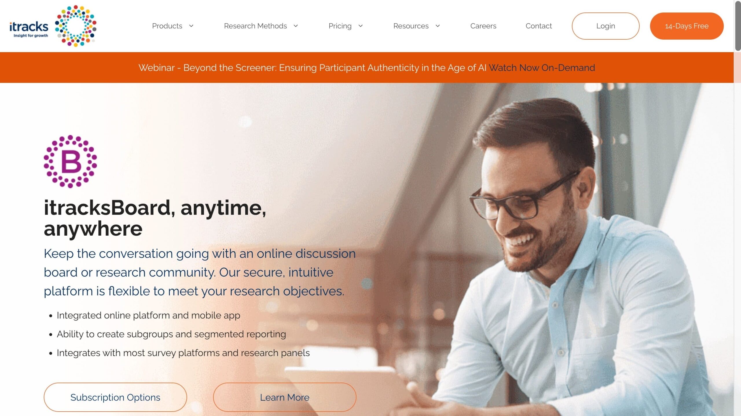 Online qualitative research tools