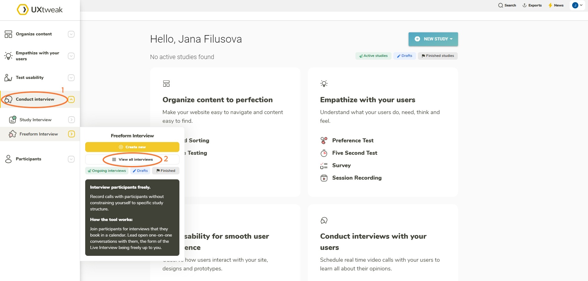 UX research highlights video