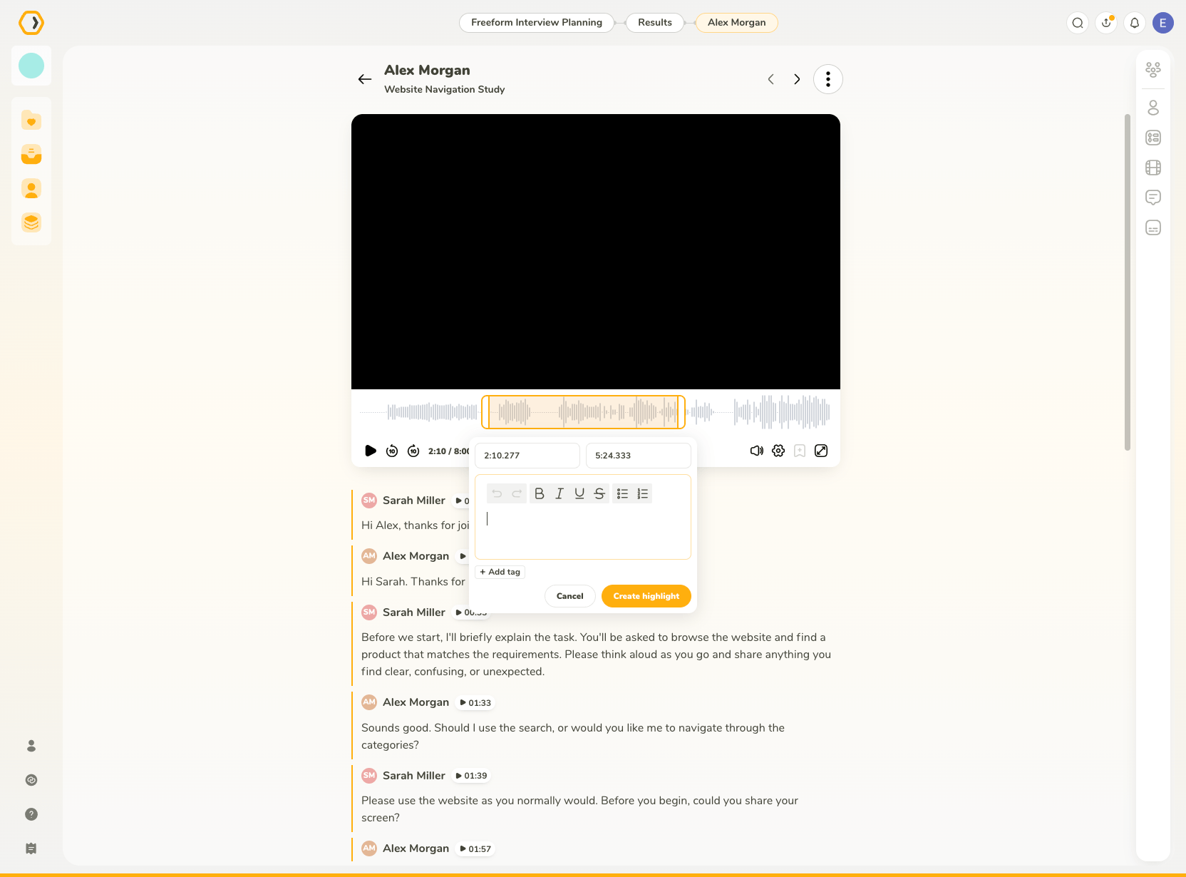 reworked transcripts